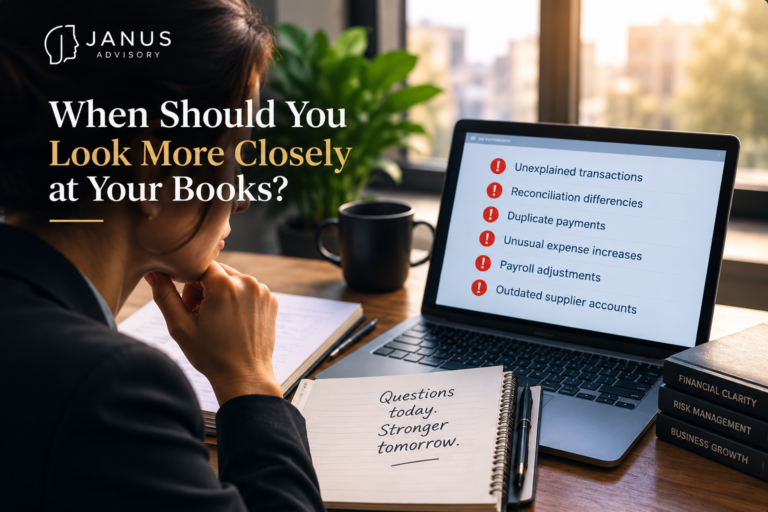When Should You Look More Closely at Your Books?